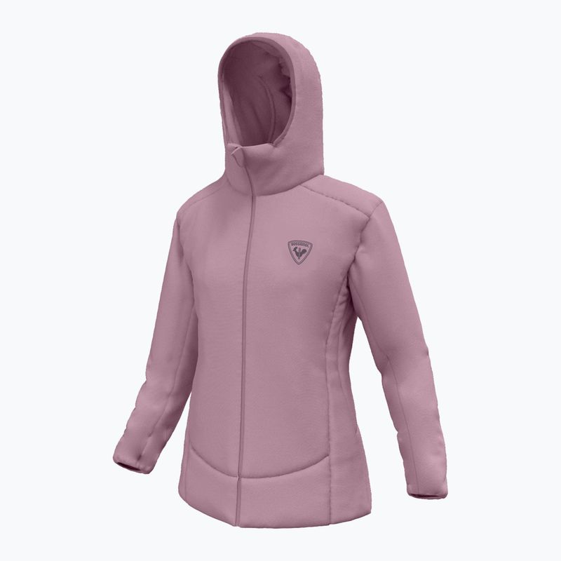 Women's insulated jacket Rossignol Opside Hoodie moonlight mauve 9