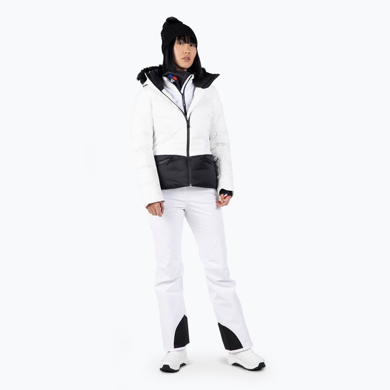 Women's ski jacket Rossignol Joseray Down Jkt white 2