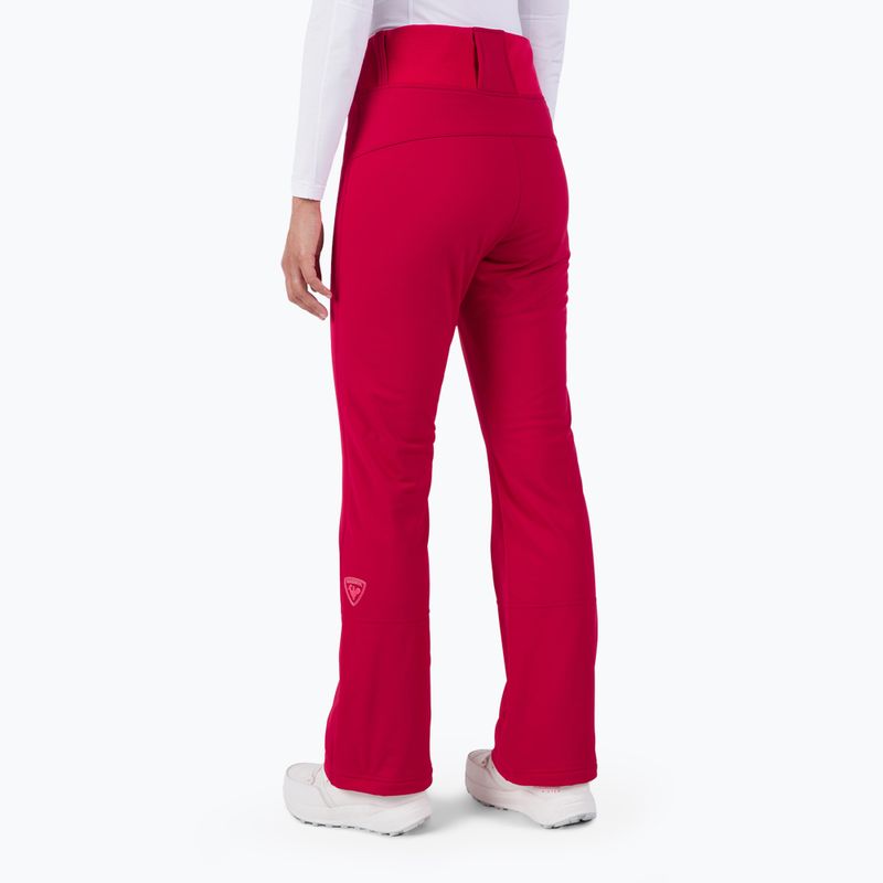 Women's Rossignol Ski Softshell trousers ruby red 3