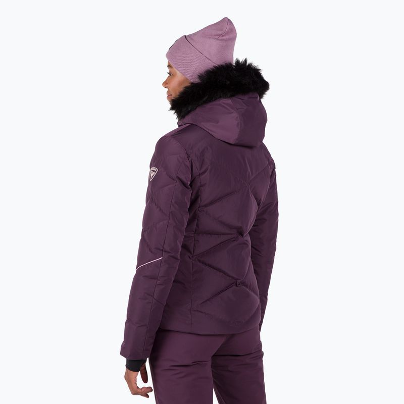 Women's ski jacket Rossignol Staci Pearly Jkt mulberry 3