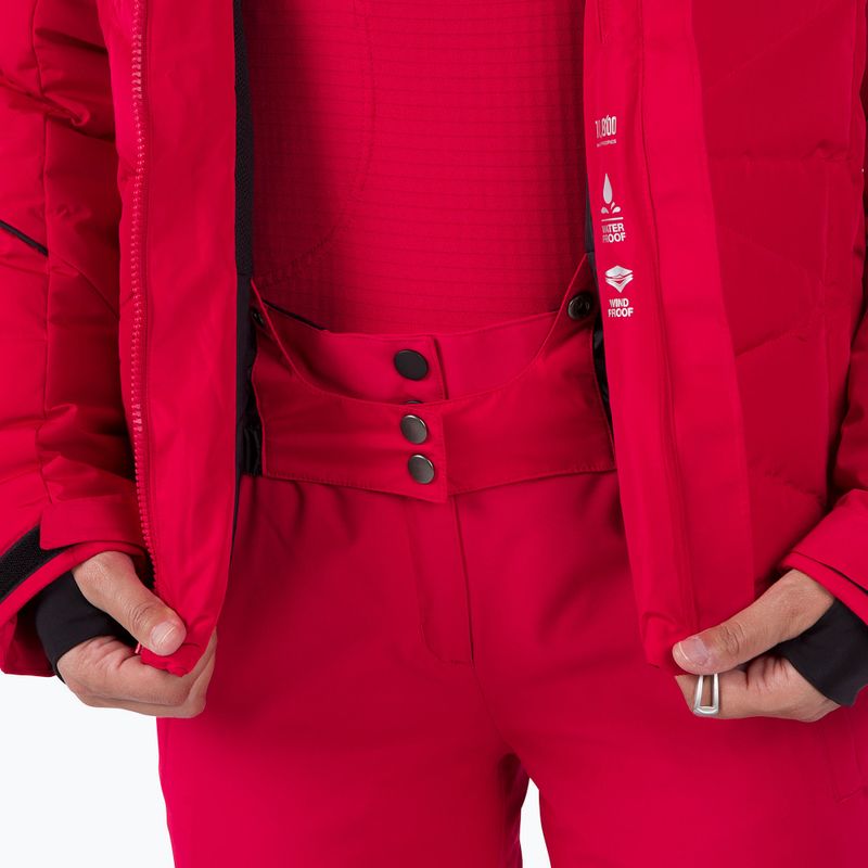 Women's ski jacket Rossignol Staci Pearly Jkt ruby red 10