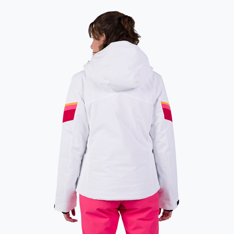 Women's ski jacket Rossignol Strawpile Jkt white 3