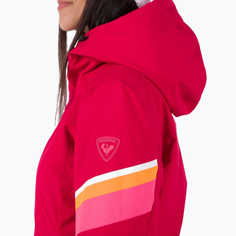 Women's ski jacket Rossignol Strawpile Jkt ruby red 6