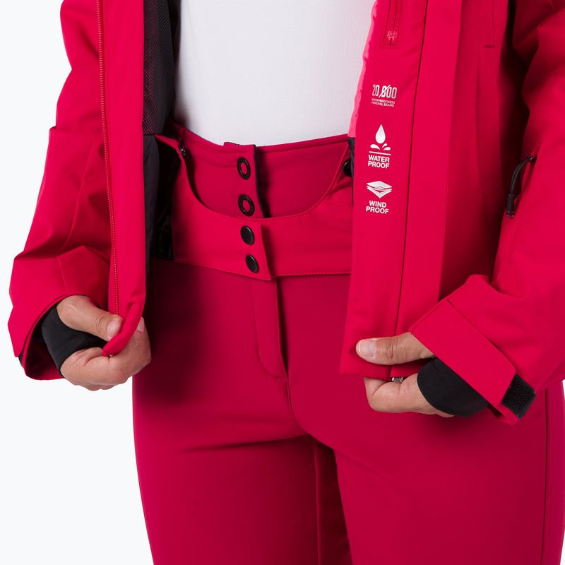 Women's ski jacket Rossignol Strawpile Jkt ruby red 12