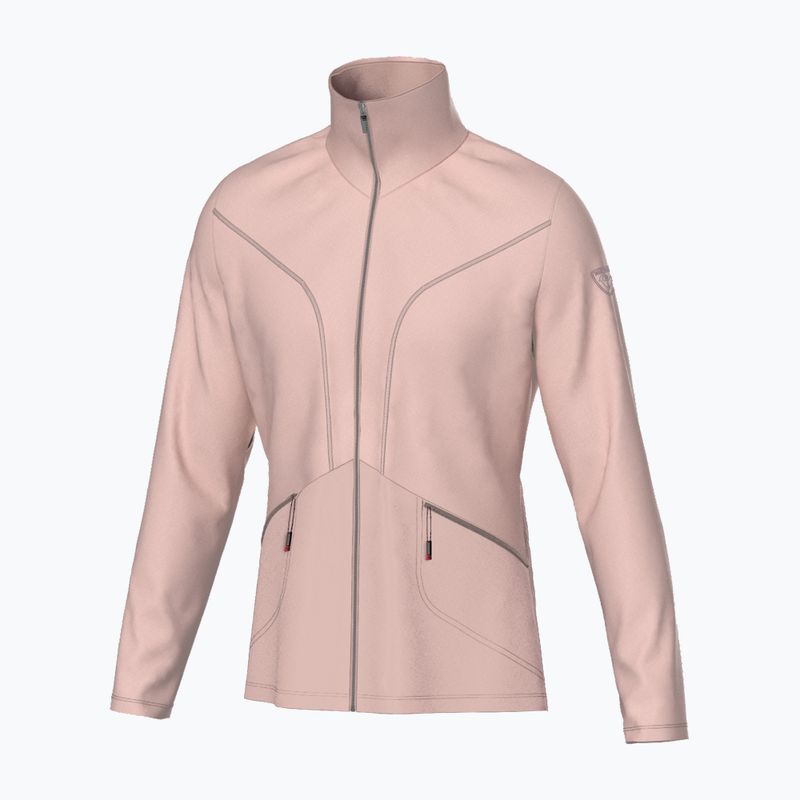 Rossignol women's Blackside Fleece Fz powder pink sweatshirt 6