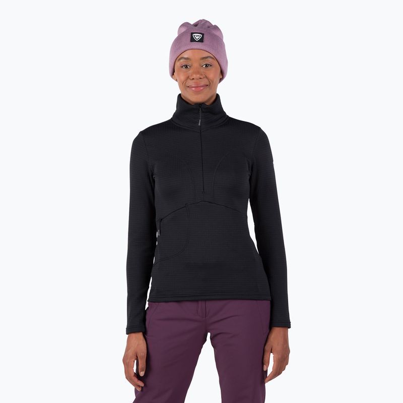 Rossignol women's Blackside Fleece sweatshirt black