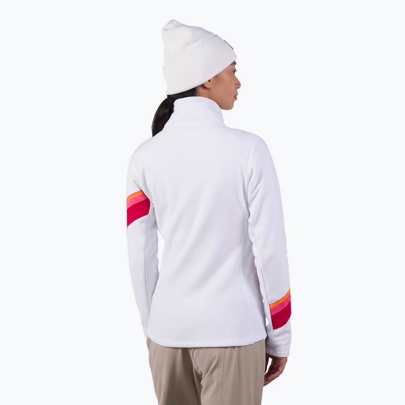 Women's Rossignol Strawpile Fleece Fz sweatshirt white 3