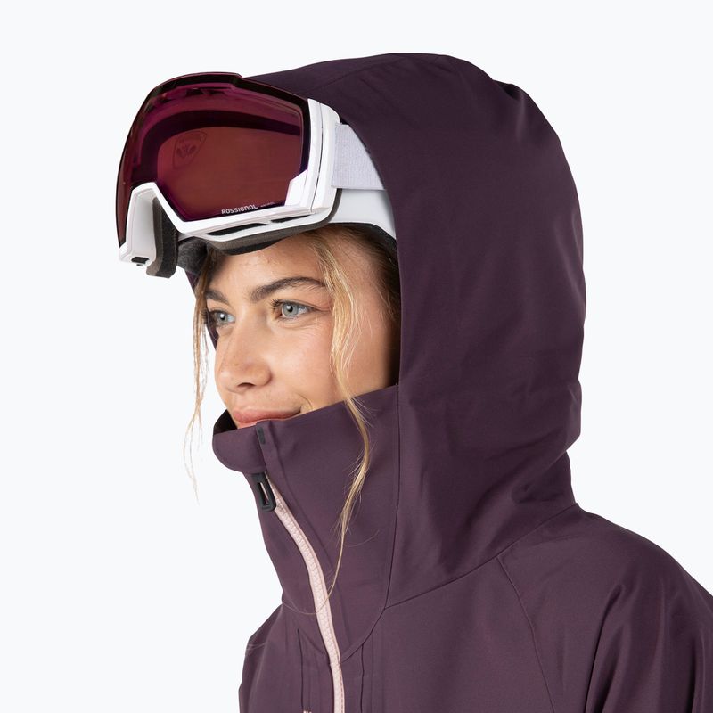 Women's ski jacket Rossignol Rallybird mulberry 5