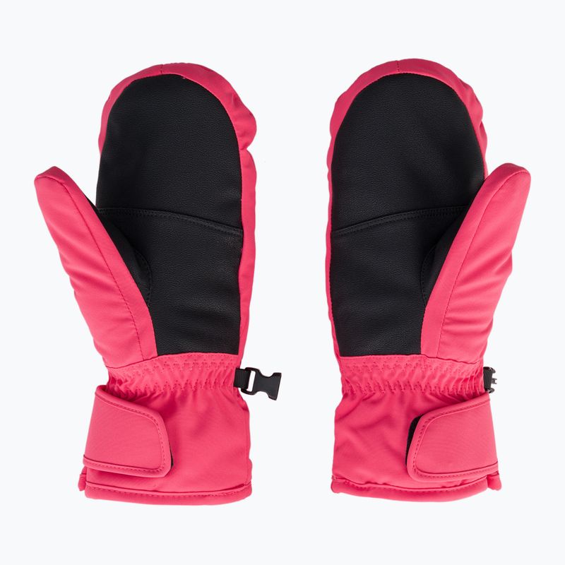 Rossignol Jr Rooster M tea rose children's ski gloves 3