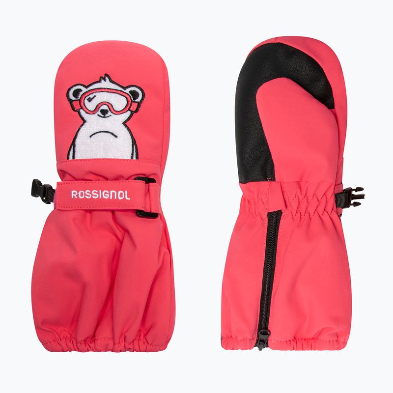 Rossignol Baby Impr M tea rose winter gloves