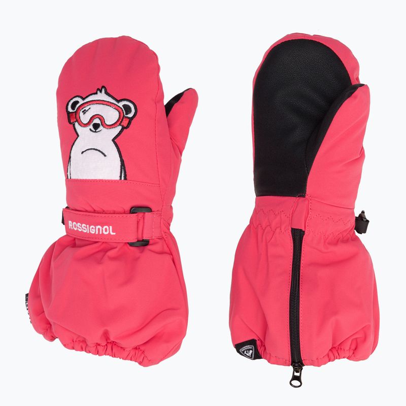 Rossignol Baby Impr M tea rose winter gloves