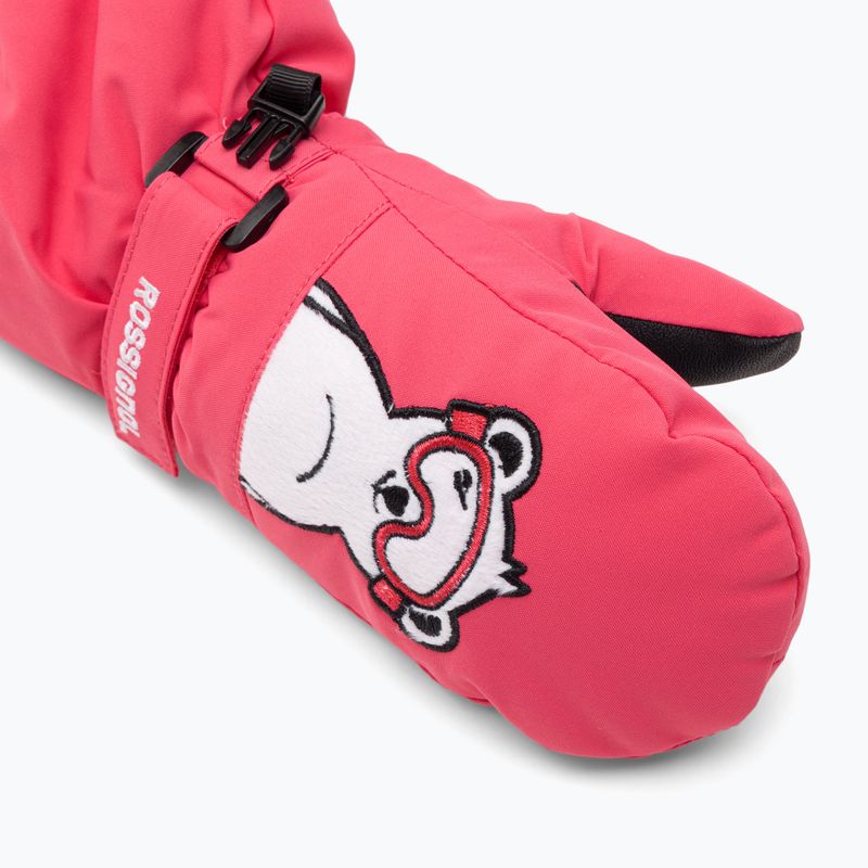Rossignol Baby Impr M tea rose winter gloves 5