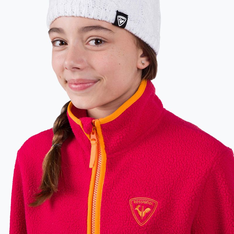 Children's Rossignol Jr Alltrack Fleece sweatshirt tea rose 4