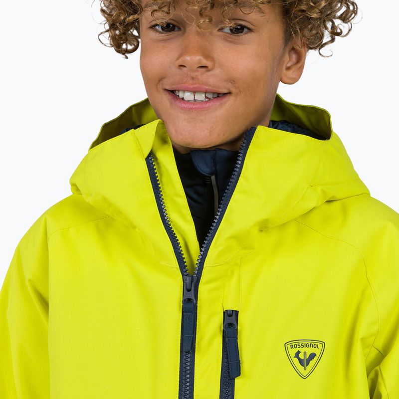 Rossignol Wispile fresh green children's ski jacket 6