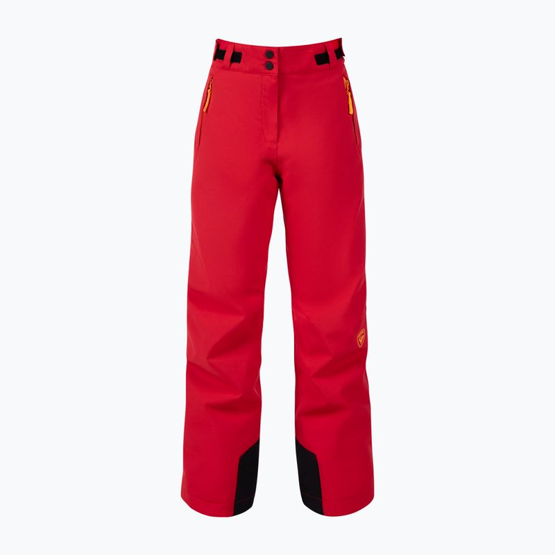 Rossignol Girl Ski ruby red children's ski trousers 8