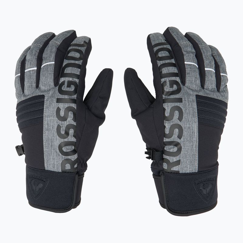 Rossignol Speed Impr heather grey men's ski gloves 3