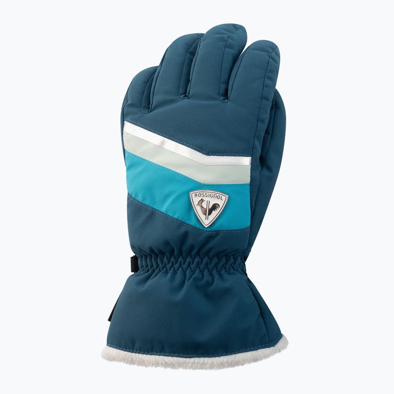 Women's ski glove Rossignol New Piste G deep lake 2