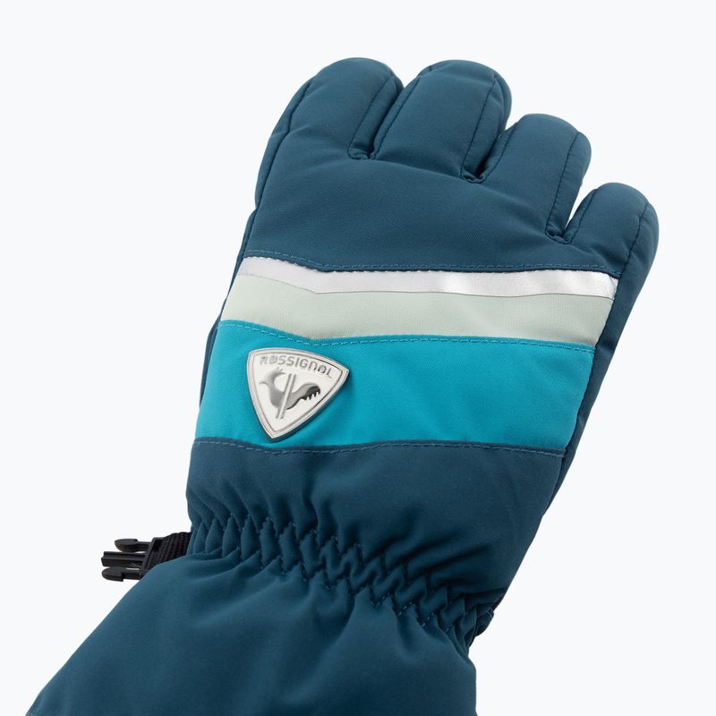 Women's ski glove Rossignol New Piste G deep lake 4