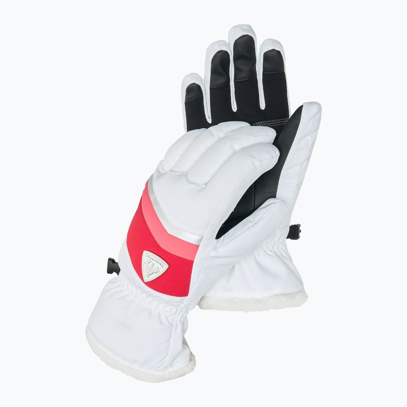 Rossignol women's ski glove New Piste G white