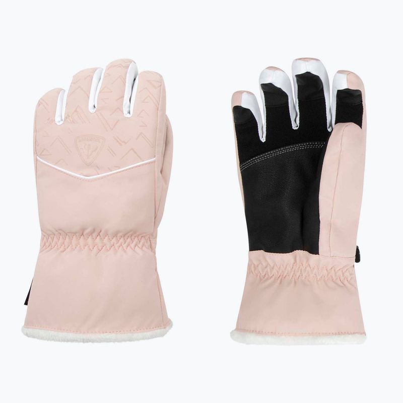 Women's ski gloves Rossignol Temptation Impr G powder pink