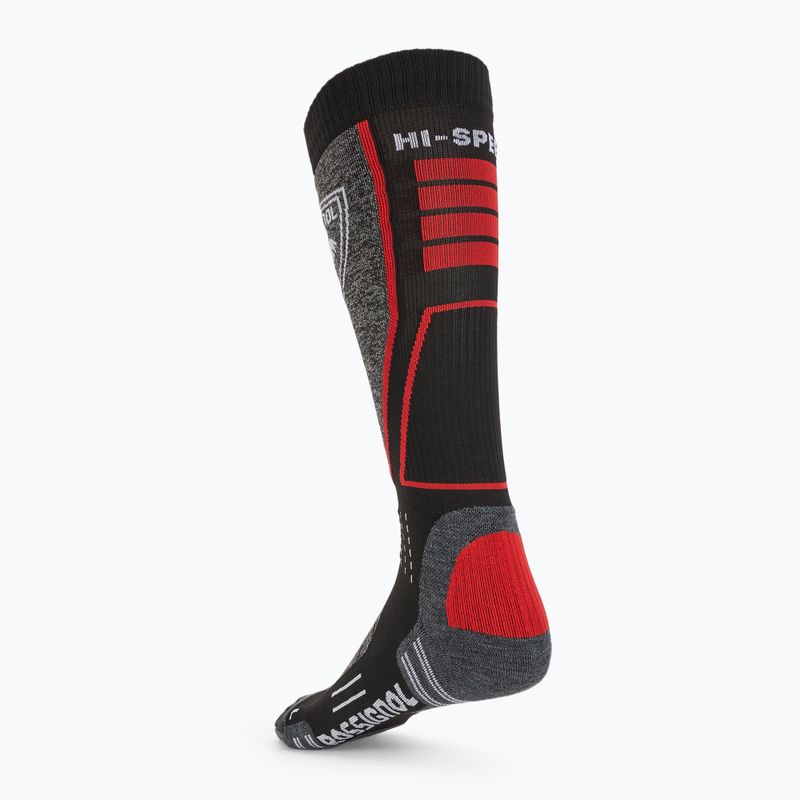 Men's Rossignol High Speed sports ski socks red 2