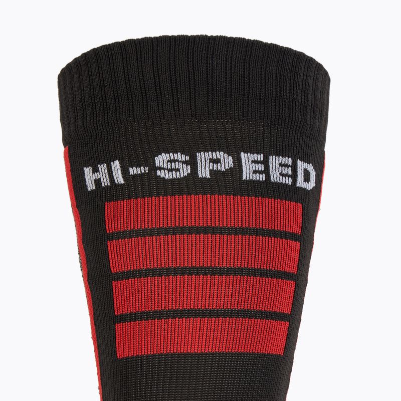 Men's Rossignol High Speed sports ski socks red 3