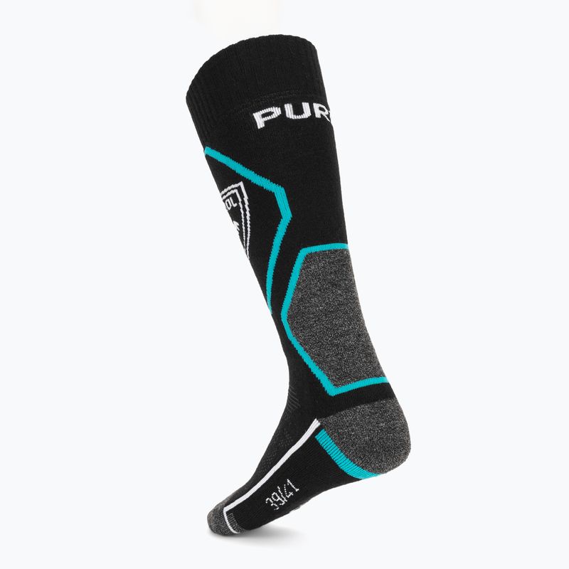 Rossignol Pure Comfort niagara women's ski socks 2