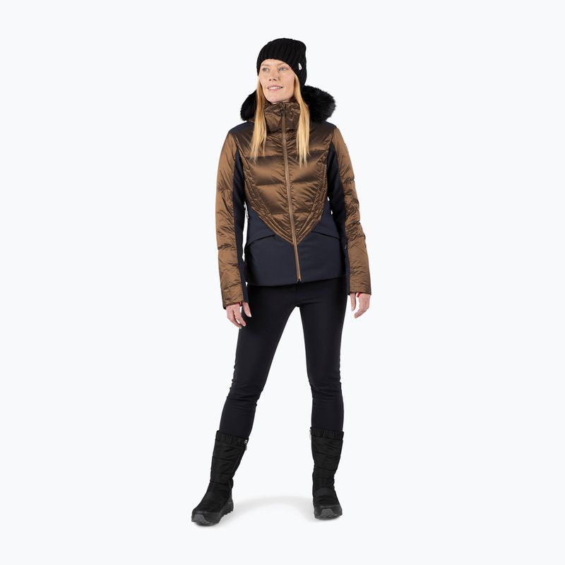 Women's ski jacket Rossignol Direttissima Down gold 2