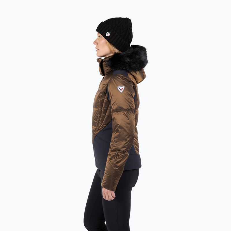 Women's ski jacket Rossignol Direttissima Down gold 4