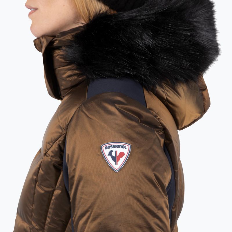 Women's ski jacket Rossignol Direttissima Down gold 6