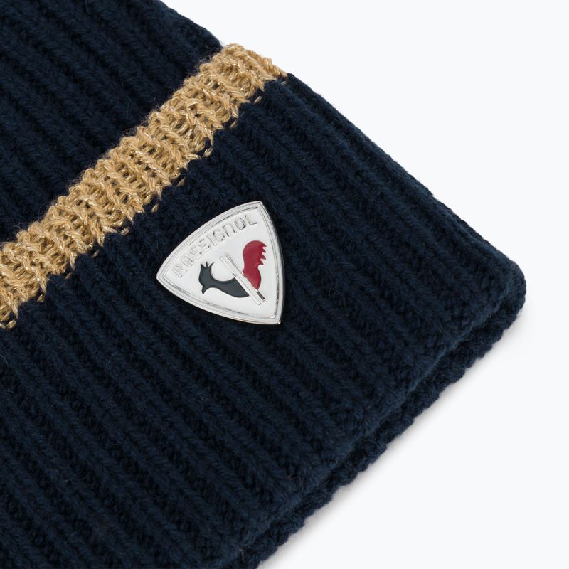 Women's winter hat Rossignol Luiza dark navy 3