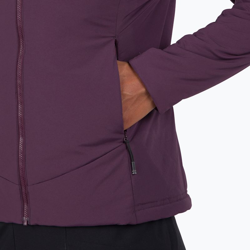 Women's Rossignol Opside Hoodie insulated jacket mulberry 6