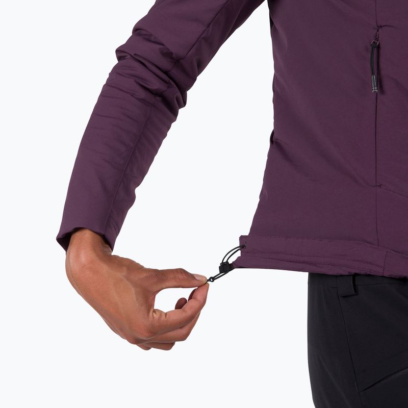 Women's Rossignol Opside Hoodie insulated jacket mulberry 8
