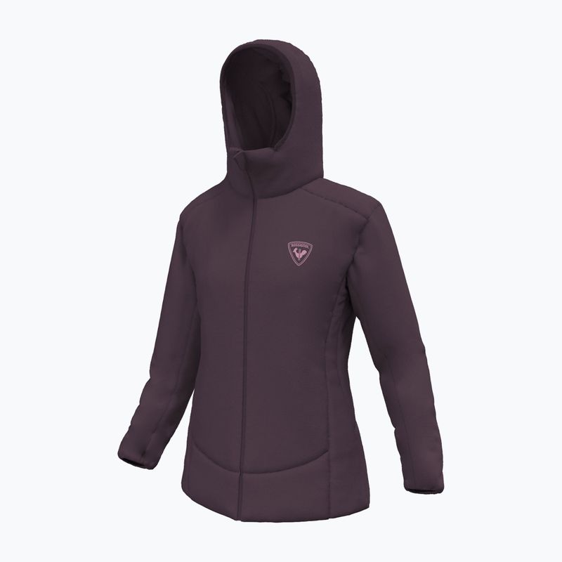 Women's Rossignol Opside Hoodie insulated jacket mulberry 9