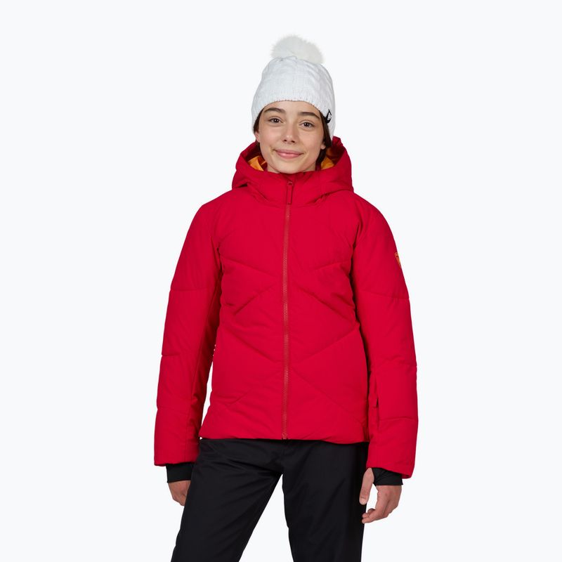 Children's ski jacket Rossignol Girl Staci ruby red