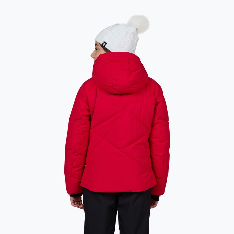 Children's ski jacket Rossignol Girl Staci ruby red 3