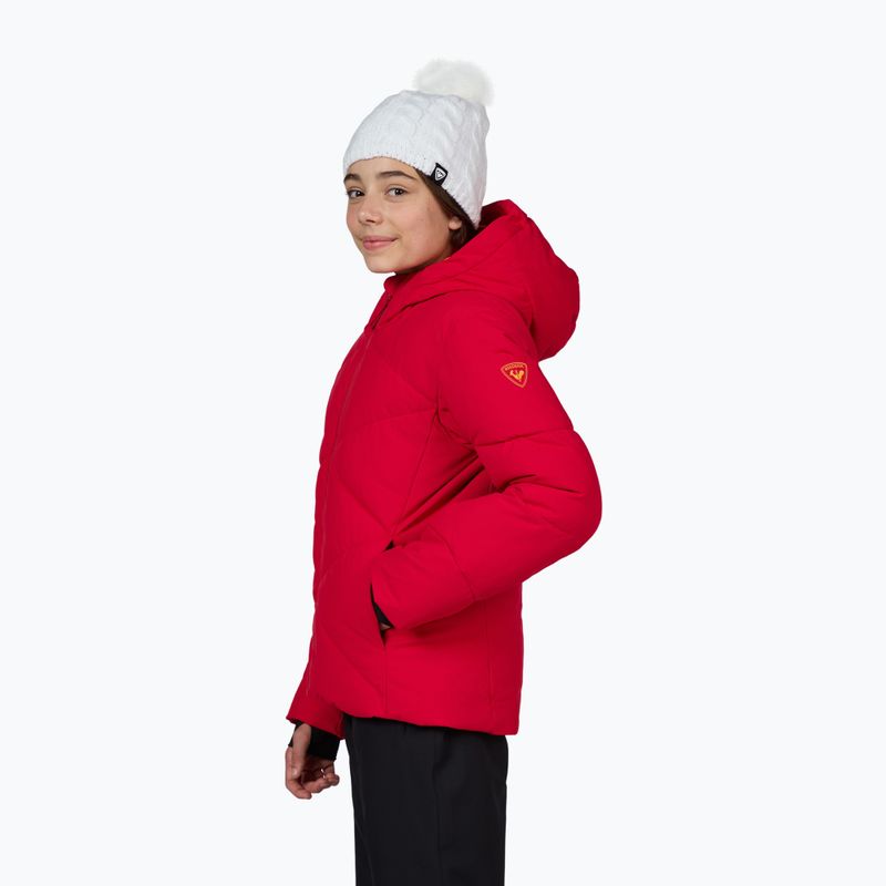 Children's ski jacket Rossignol Girl Staci ruby red 4