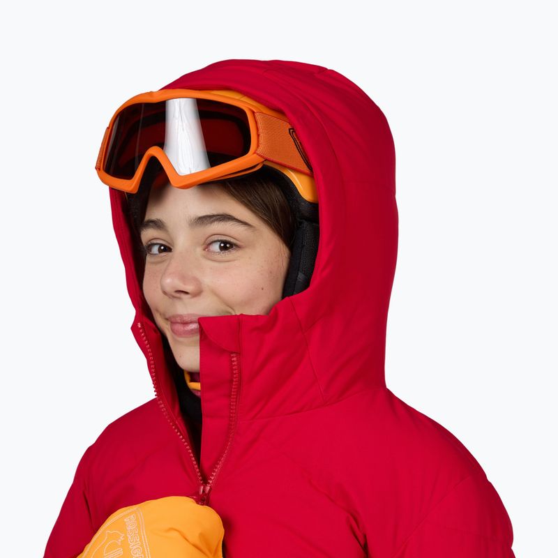 Children's ski jacket Rossignol Girl Staci ruby red 5