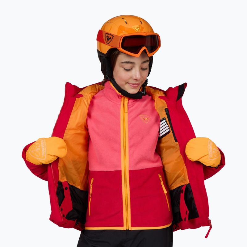 Children's ski jacket Rossignol Girl Staci ruby red 9
