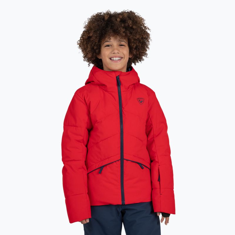 Rossignol Boy Siz sports red children's ski jacket