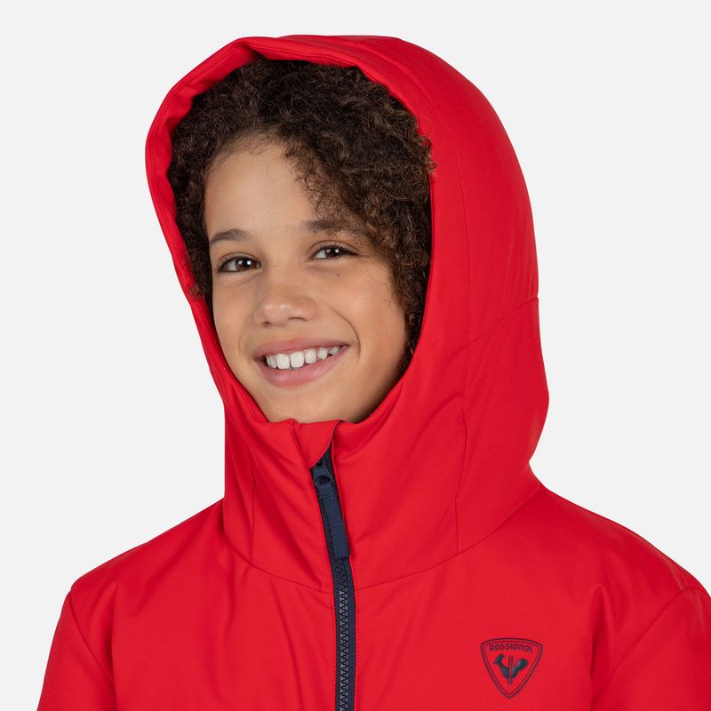 Rossignol Boy Siz sports red children's ski jacket 6
