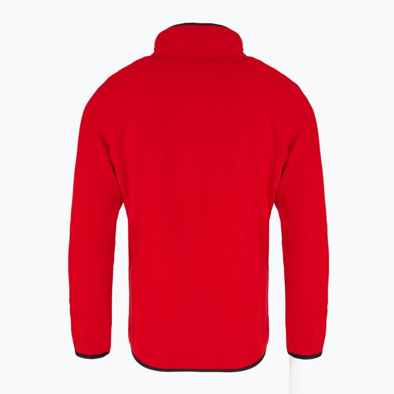 Rossignol Jr Strawpile Fleece Fz sports red children's sweatshirt 2