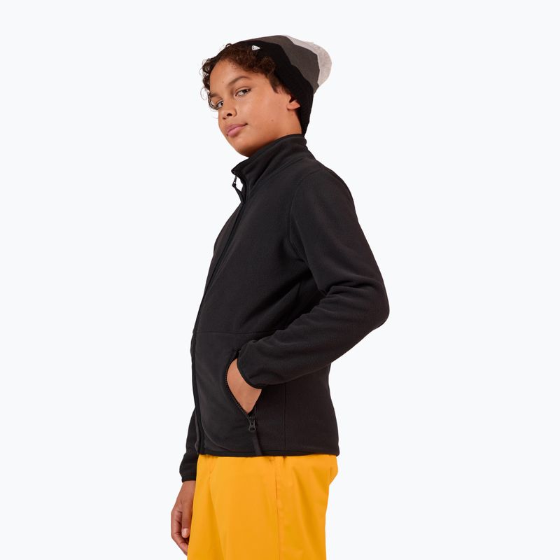 Children's fleece sweatshirt Rossignol Jr Strawpile Fleece Fz black 4