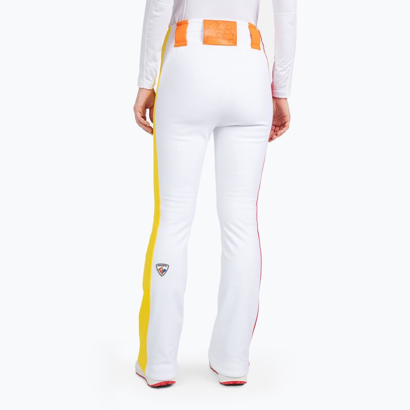 Women's ski trousers Rossignol Sirius Softshell white 3