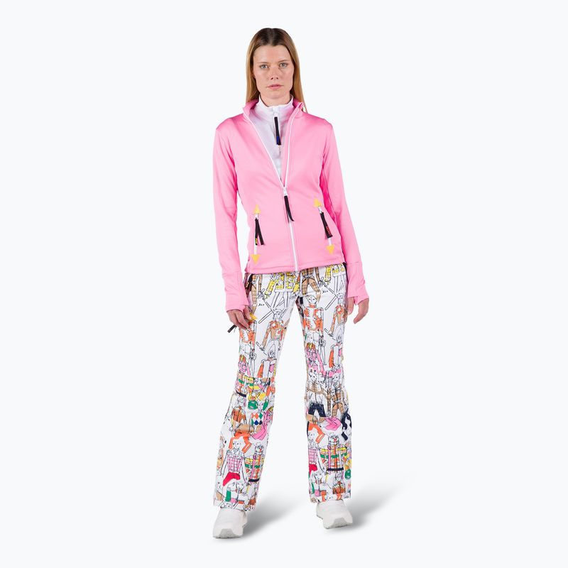 Women's ski sweatshirt Rossignol Climi new pink 2