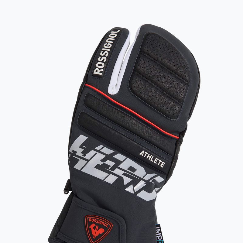 Men's ski gloves Rossignol Hero Master Impr Lobster onyx grey 2