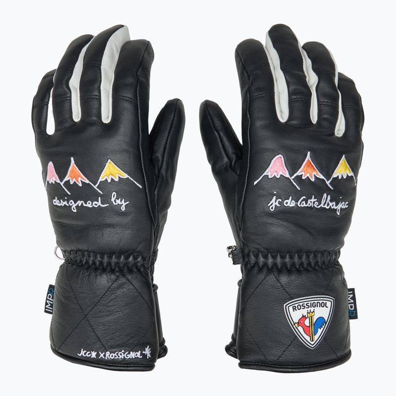 Women's ski gloves Rossignol Sublim Lth Impr G black 3