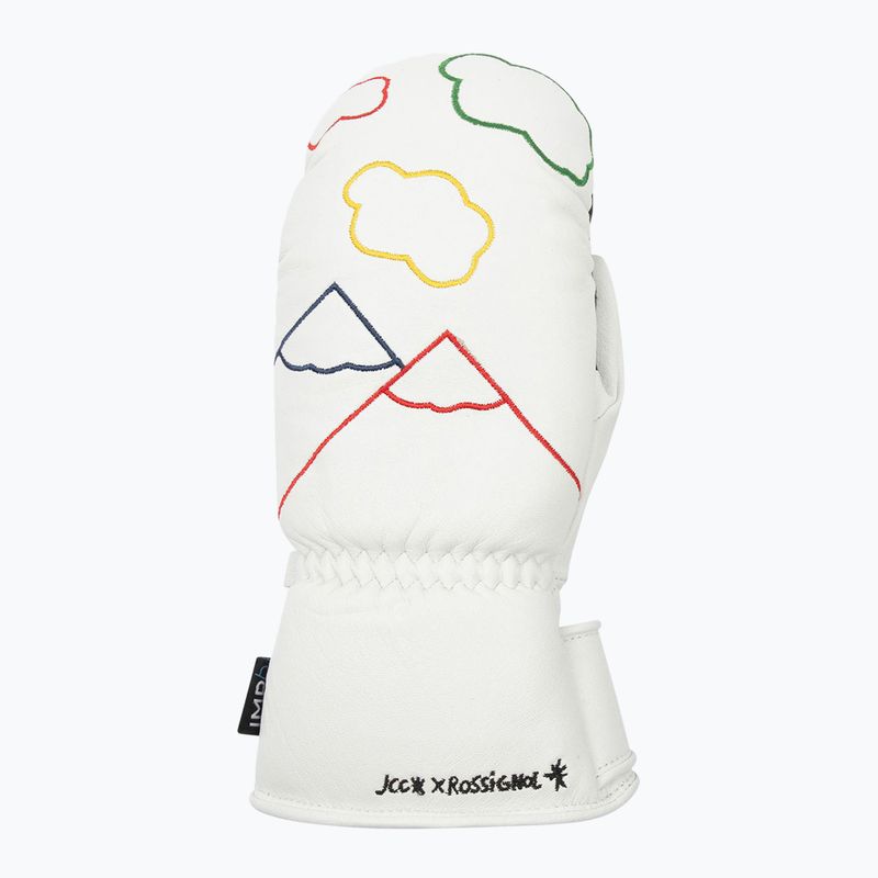 Women's ski glove Rossignol Sublim Lth Impr M white 2