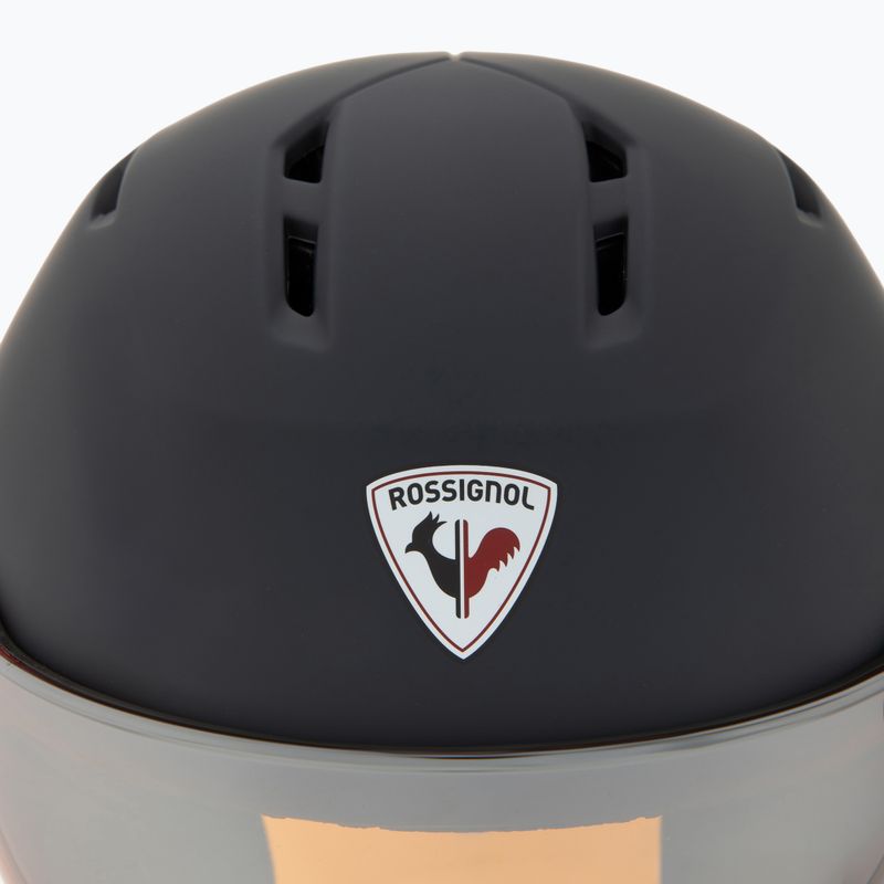 Ski helmet Rossignol Fit Visor Impacts strato/orange silver 8