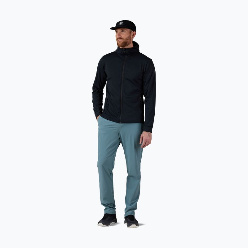 Men's fleece sweatshirt Rossignol Mid Layer Stretch Hoodie black 2